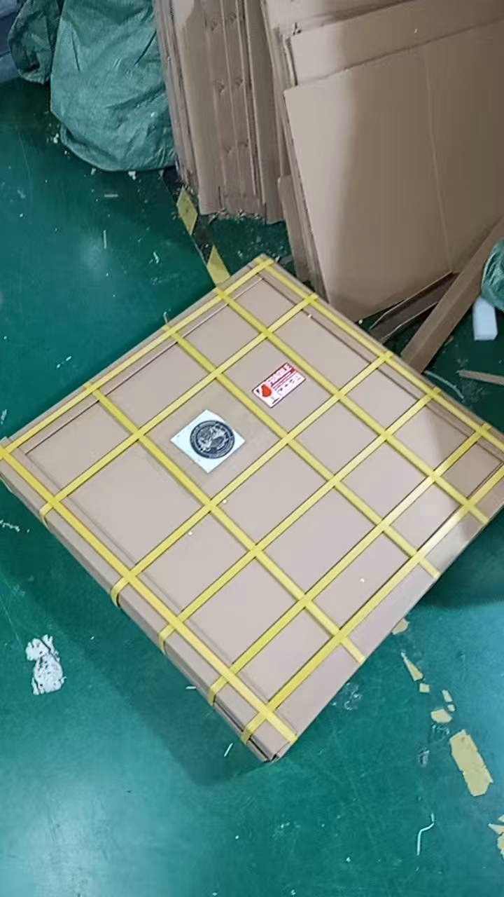 Reinforced shipping package secured with multiple protective straps